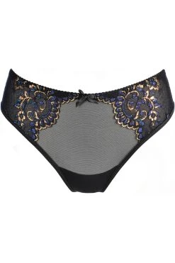 Axami Culotte Bleu & Or V-10383 10 Axami Culotte Bleu & Or V-10383 -Boutique Obsessive 10383 front