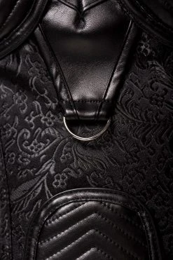 Grey Velvet Corset Black Legend -Boutique Obsessive 15306 greyvelvet 2