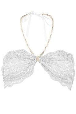 Bracli Soutien-gorge Perles Top Blanc 2 Bracli Soutien-gorge Perles Top Blanc -Boutique Obsessive 186 1