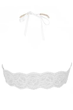 Bracli Soutien-gorge Perles Top Blanc 3 Bracli Soutien-gorge Perles Top Blanc -Boutique Obsessive 186 2