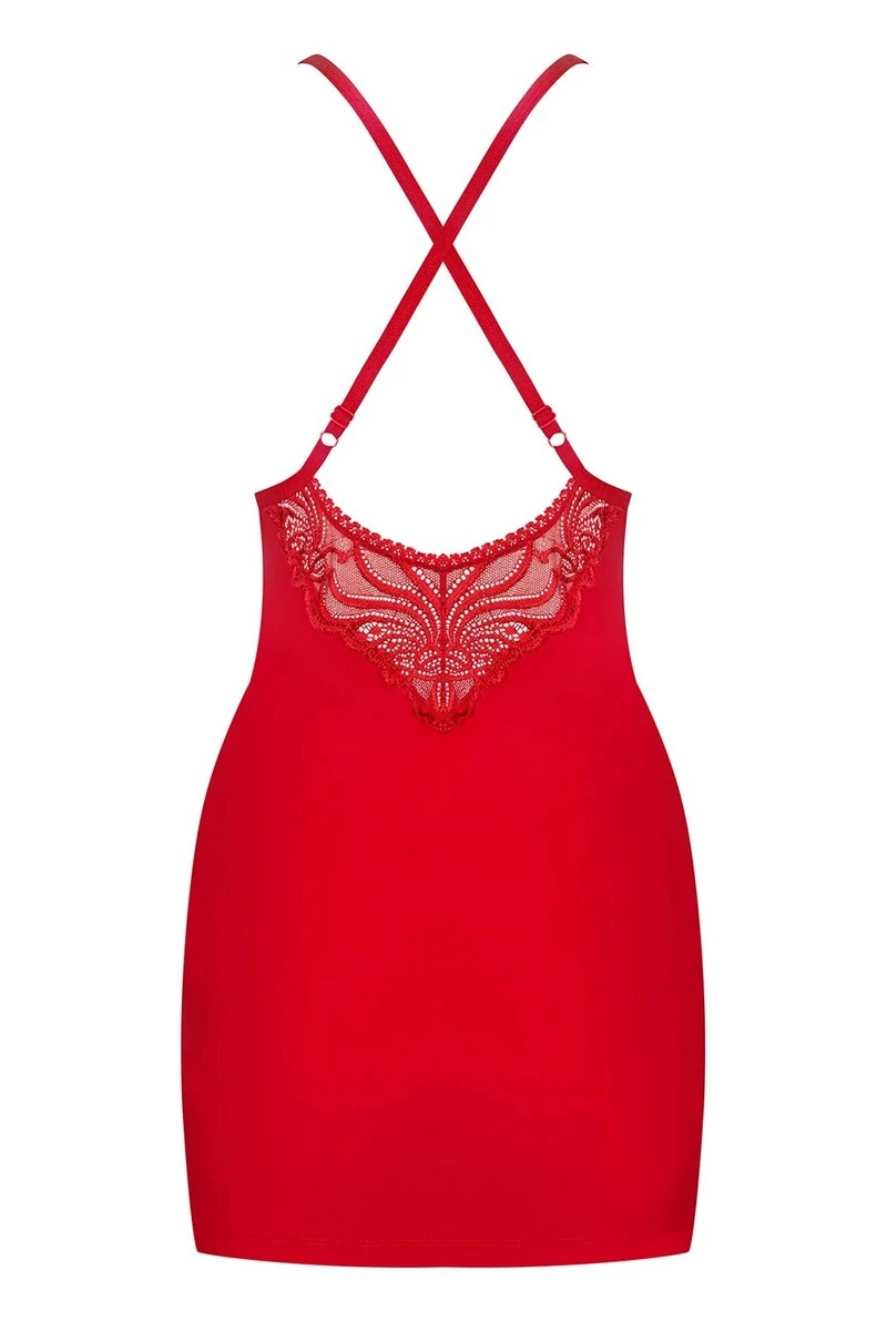 Obsessive Nuisette 828-CHE Rouge 4 Obsessive Nuisette 828-CHE Rouge â Image 4