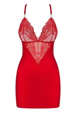 Obsessive Nuisette 828-CHE Rouge 6 Obsessive Nuisette 828-CHE Rouge -Boutique Obsessive 828 che rouge 2