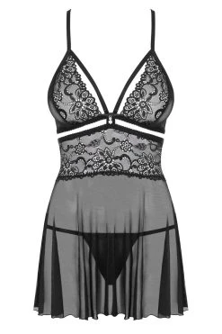 Obsessive Babydoll 838-BAB Noir 2 Obsessive Babydoll 838-BAB Noir -Boutique Obsessive 838 bab noir 3