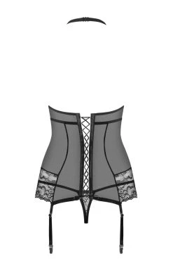 Obsessive Guêpière 838-COR Noire 7 Obsessive Guêpière 838-COR Noire -Boutique Obsessive 838 cor noir 1