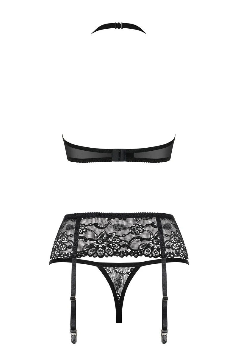 Obsessive Ensemble Jarretelles 838-SEG Noir 4 Obsessive Ensemble Jarretelles 838-SEG Noir – Image 4