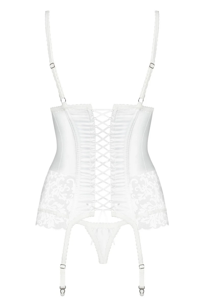 Obsessive Guêpière Satin 871-COR + Bas Offerts 4 Obsessive Guêpière Satin 871-COR + Bas Offerts – Image 4