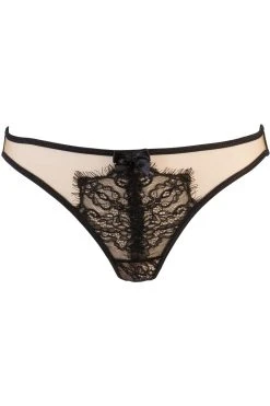 Axami String Noir V-9508 10 Axami String Noir V-9508 -Boutique Obsessive 9508 front