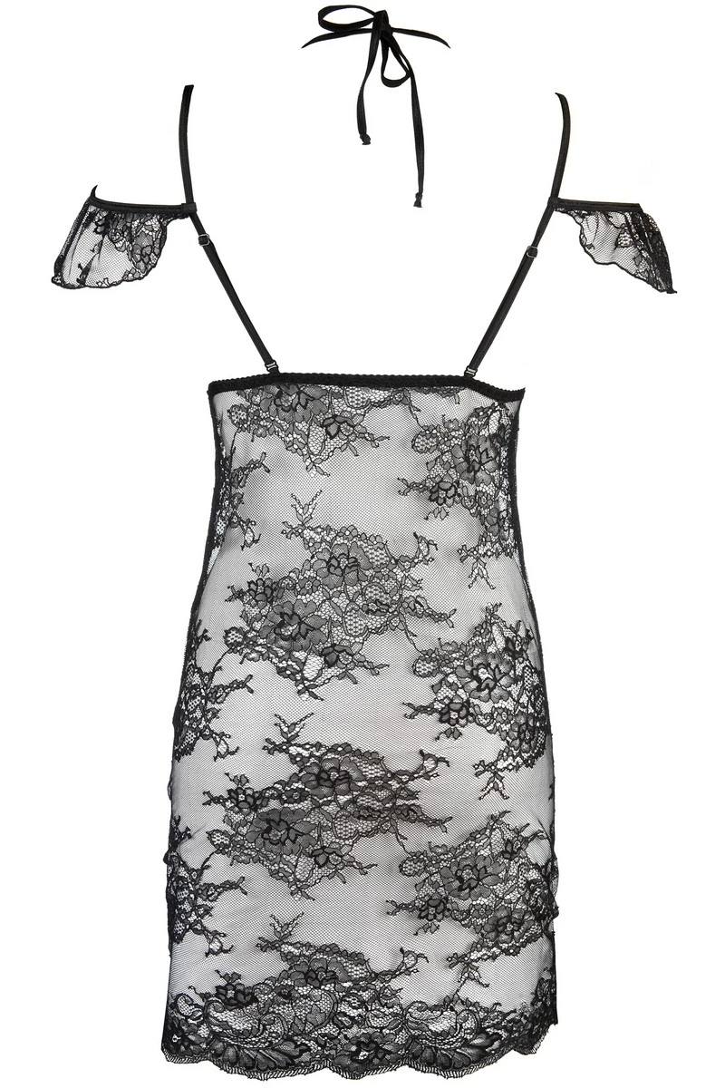 Nuisette transparente V-9509 Axami Nuisette Transparente V-9509 -Boutique Obsessive 9509 back