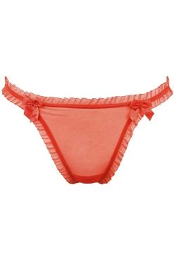 Axami String Rouge V-9978 6 Axami String Rouge V-9978 -Boutique Obsessive 9978 front