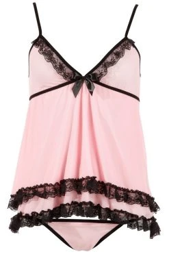 Cottelli Lingerie Babydoll Julia Rose 8 Cottelli Lingerie Babydoll Julia Rose -Boutique Obsessive babydollrose cottelli 4