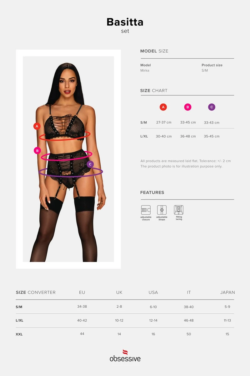 Ensemble séduisant Basitta Obsessive Ensemble Séduisant Basitta -Boutique Obsessive basitta set