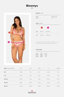 Obsessive Ensemble Dentelle Bloomys -Boutique Obsessive bloomys set