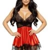 Beauty Night Babydoll Eve Rouge