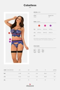 Obsessive Ensemble Cobaltess 4 Obsessive Ensemble Cobaltess -Boutique Obsessive cobaltess set luxuryalley