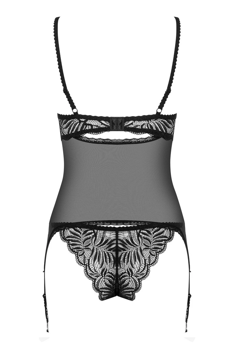 Obsessive Guêpière Noire Contica 4 Obsessive Guêpière Noire Contica – Image 4