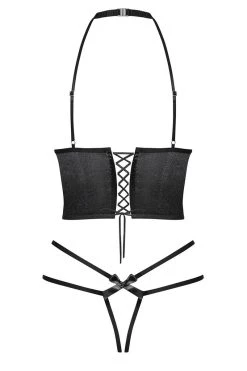 Obsessive Ensemble Bustier Delishya 7 Obsessive Ensemble Bustier Delishya -Boutique Obsessive delishya set noir obsessive 3