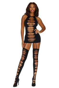 Dreamgirl Nuisette Jarretelles 0233 5 Dreamgirl Nuisette Jarretelles 0233 -Boutique Obsessive dr0233 3