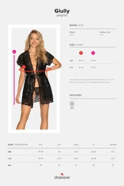 Obsessive Négligé Giully 9 Obsessive Négligé Giully -Boutique Obsessive giully peignoir luxuryalley