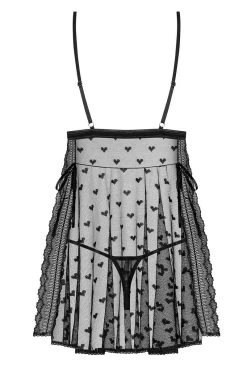 Obsessive Babydoll Ouvert Heartia -Boutique Obsessive heartia bab obsessive 2