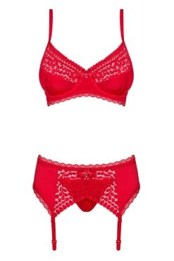 Obsessive Ensemble Jarretelles Jolierose 6 Obsessive Ensemble Jarretelles Jolierose -Boutique Obsessive jolierose set 3