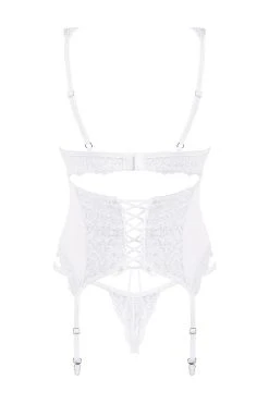 Obsessive Corset Amor Blanco 8 Obsessive Corset Amor Blanco -Boutique Obsessive obsessive amor blanco corset back packshot