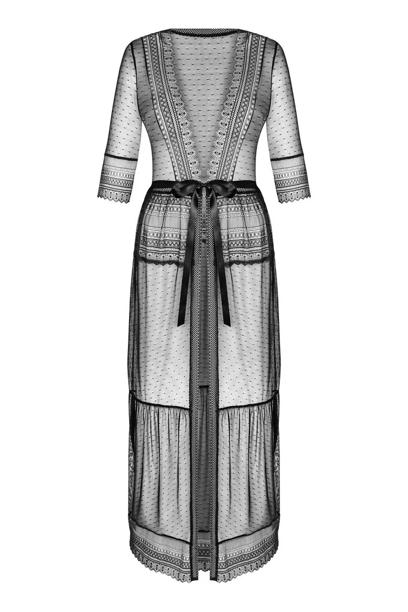 Obsessive Déshabillé Noir Estiqua 4 Obsessive Déshabillé Noir Estiqua – Image 4