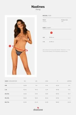 Obsessive String Décoratif Nadines 11 Obsessive String Décoratif Nadines -Boutique Obsessive obsessive nadines thong