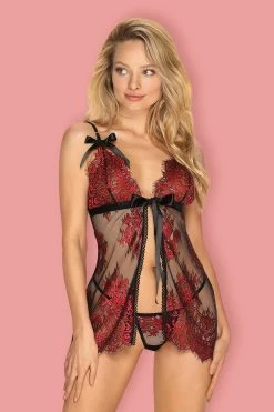Obsessive Babydoll Redessia -Boutique Obsessive obsessive redessia babydoll