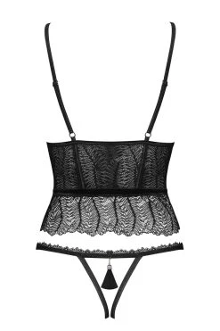 Obsessive Ensemble Ouvert Romanesa -Boutique Obsessive obsessive romanesa gorset back packshot luxuryalley