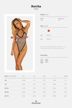 Obsessive Body String Xenita 4 Obsessive Body String Xenita -Boutique Obsessive obsessive xenita teddy size 1