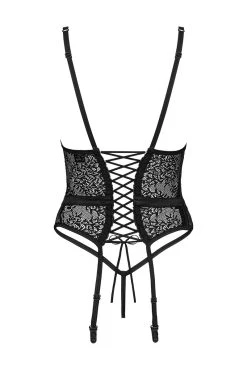 Obsessive Corset Noir Yaskana 8 Obsessive Corset Noir Yaskana -Boutique Obsessive obsessive yaskana corset back packshot