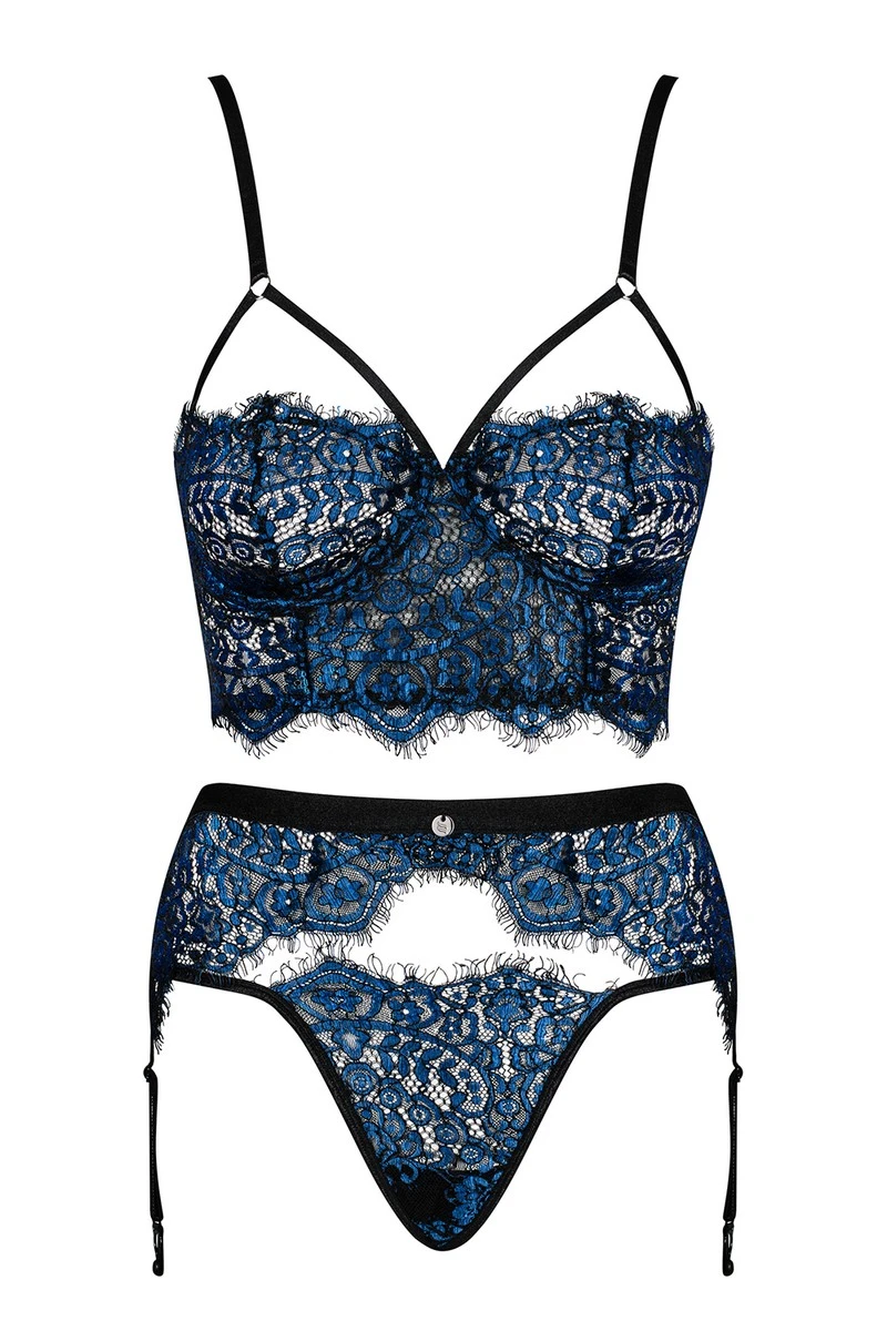 Ensemble jarretelles Yassmyne Obsessive Ensemble Jarretelles Yassmyne -Boutique Obsessive obsessive yassmyne set packshot