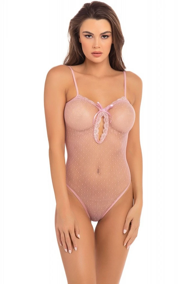 Body tulle rose Rene Rofe Body Tulle Rose -Boutique Obsessive ren7089 2