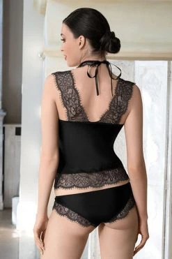 Roza Culotte Sija 9 Roza Culotte Sija -Boutique Obsessive rz sija top b