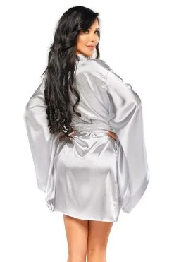 Beauty Night Déshabillé Samira Chic -Boutique Obsessive samira beautynight gris 1