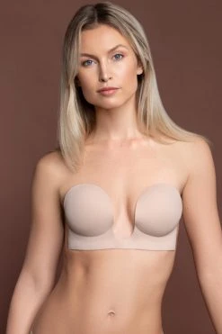 Bye Bra Soutien-gorge Adhésif Sans Couture Beige