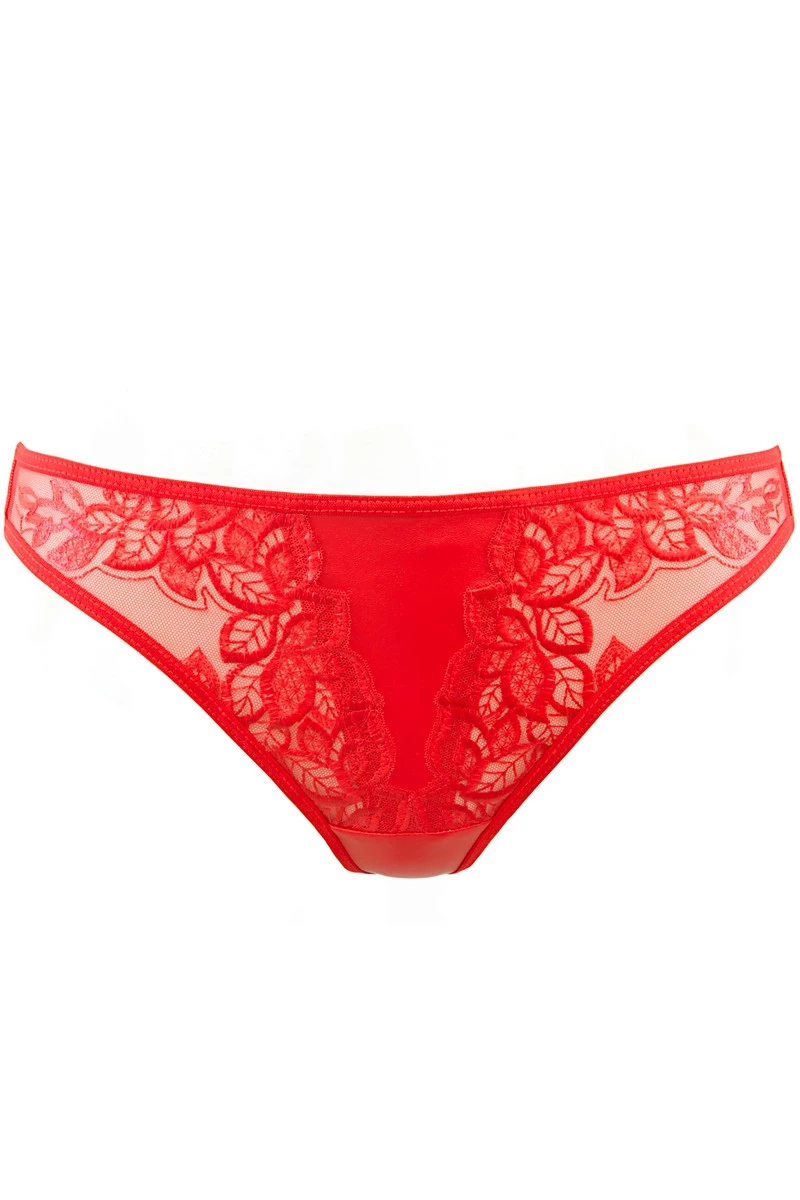 String rouge V-10078 Axami String Rouge V-10078 -Boutique Obsessive v 10078 3