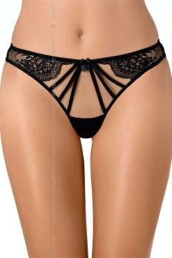 Axami String Noir V-8088 6 Axami String Noir V-8088 -Boutique Obsessive v 8088