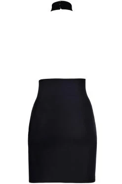 Axami Robe Noire V-9149 7 Axami Robe Noire V-9149 -Boutique Obsessive v 9149 back 1