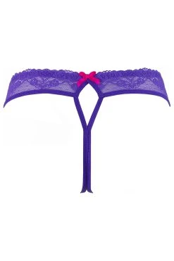 Axami String Violet V-9688 8 Axami String Violet V-9688 -Boutique Obsessive v 9688 b