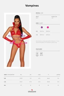 Obsessive Costume Sexy Vampines 9 Obsessive Costume Sexy Vampines -Boutique Obsessive vampines set luxuryalley